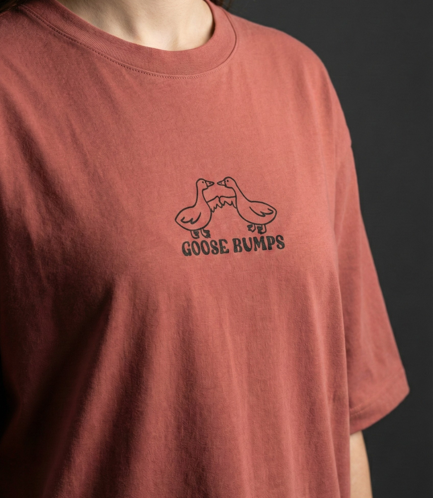 Goose-bumps Oversized T-Shirt