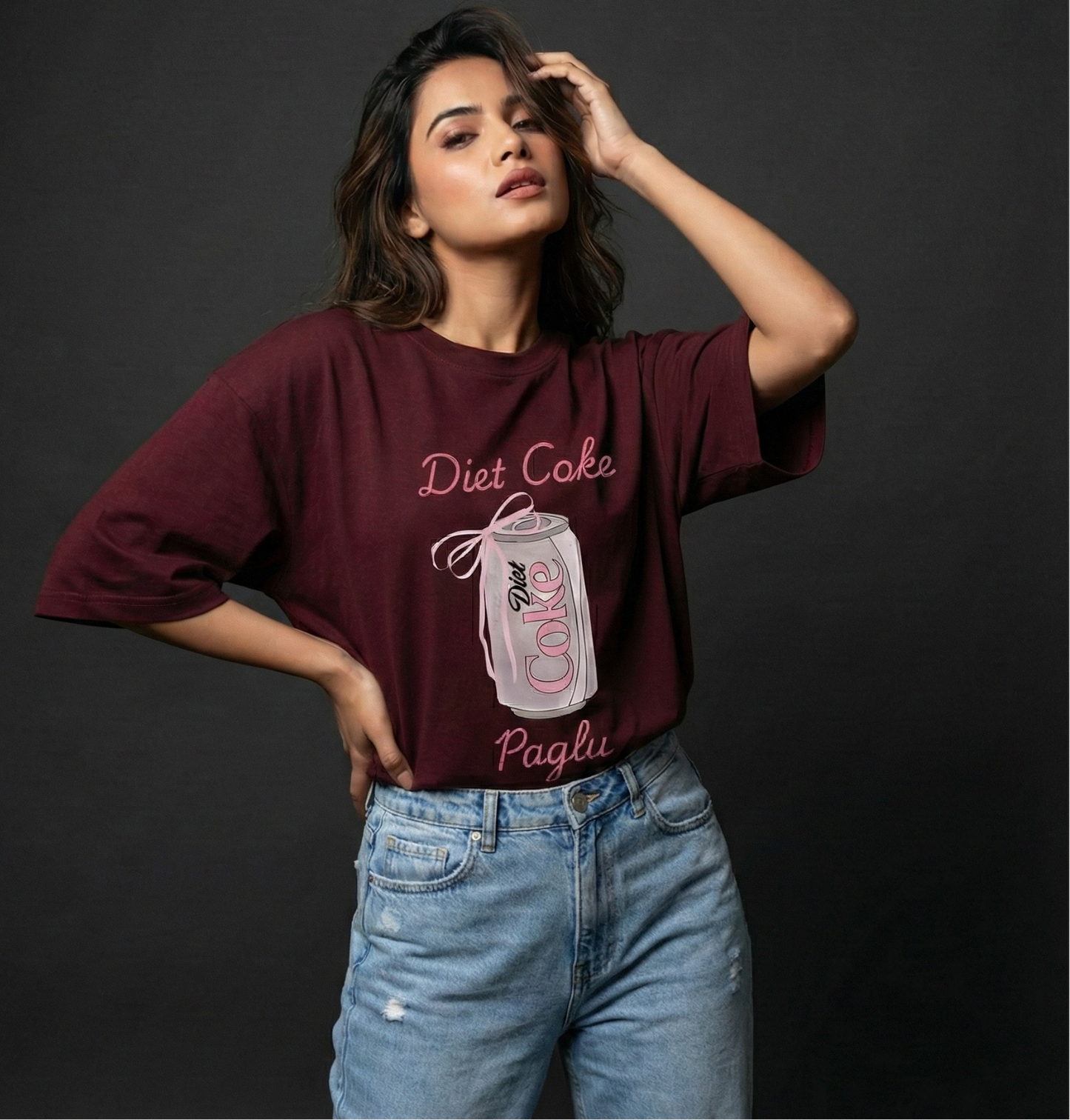 Diet Coke Paglu Oversized T-Shirt