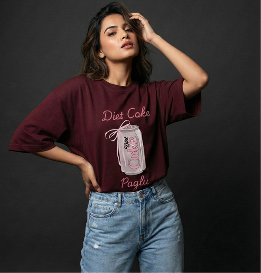 Diet Coke Paglu Oversized T-Shirt