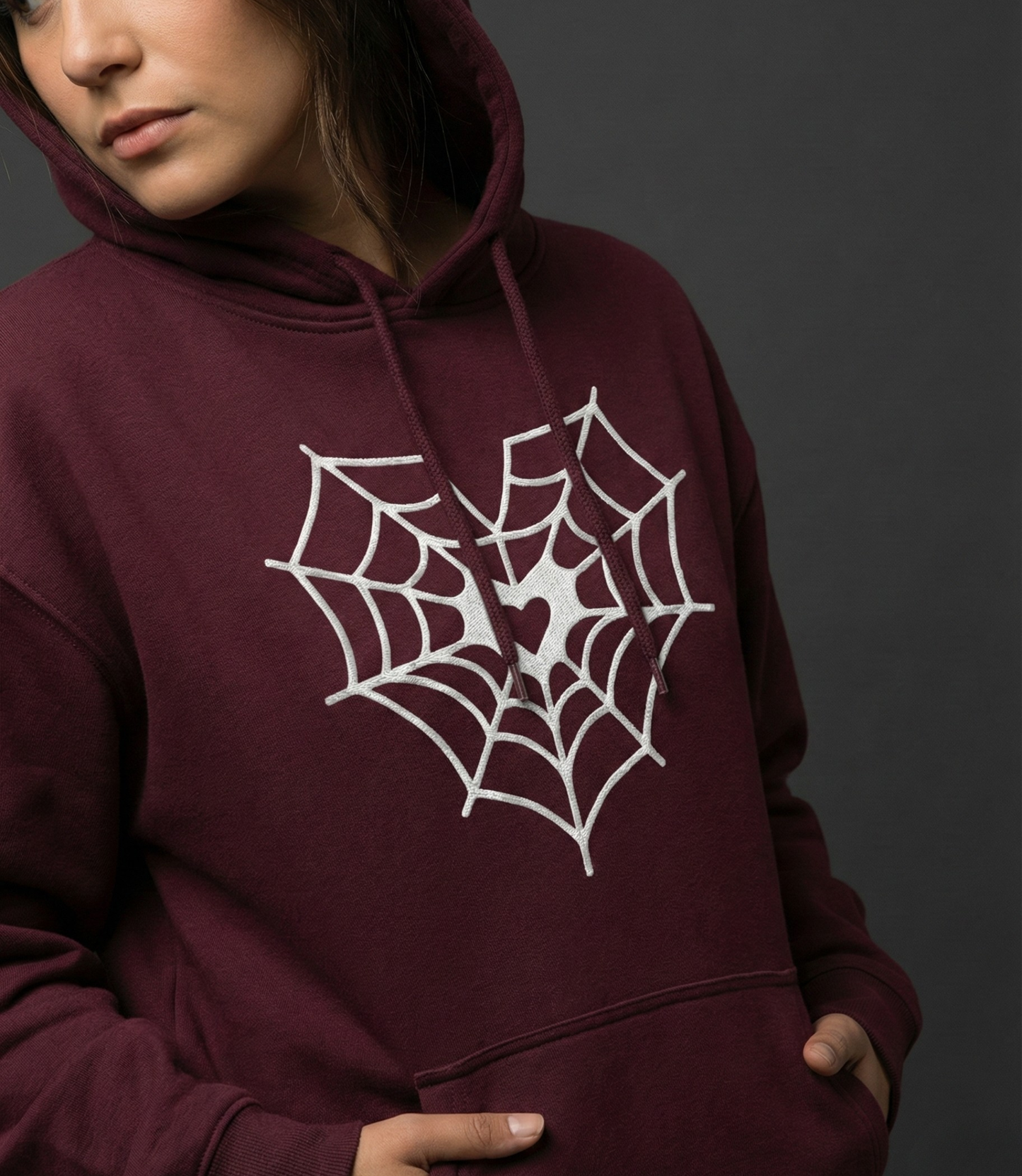 Spidey-Heart Oversized Hoodie