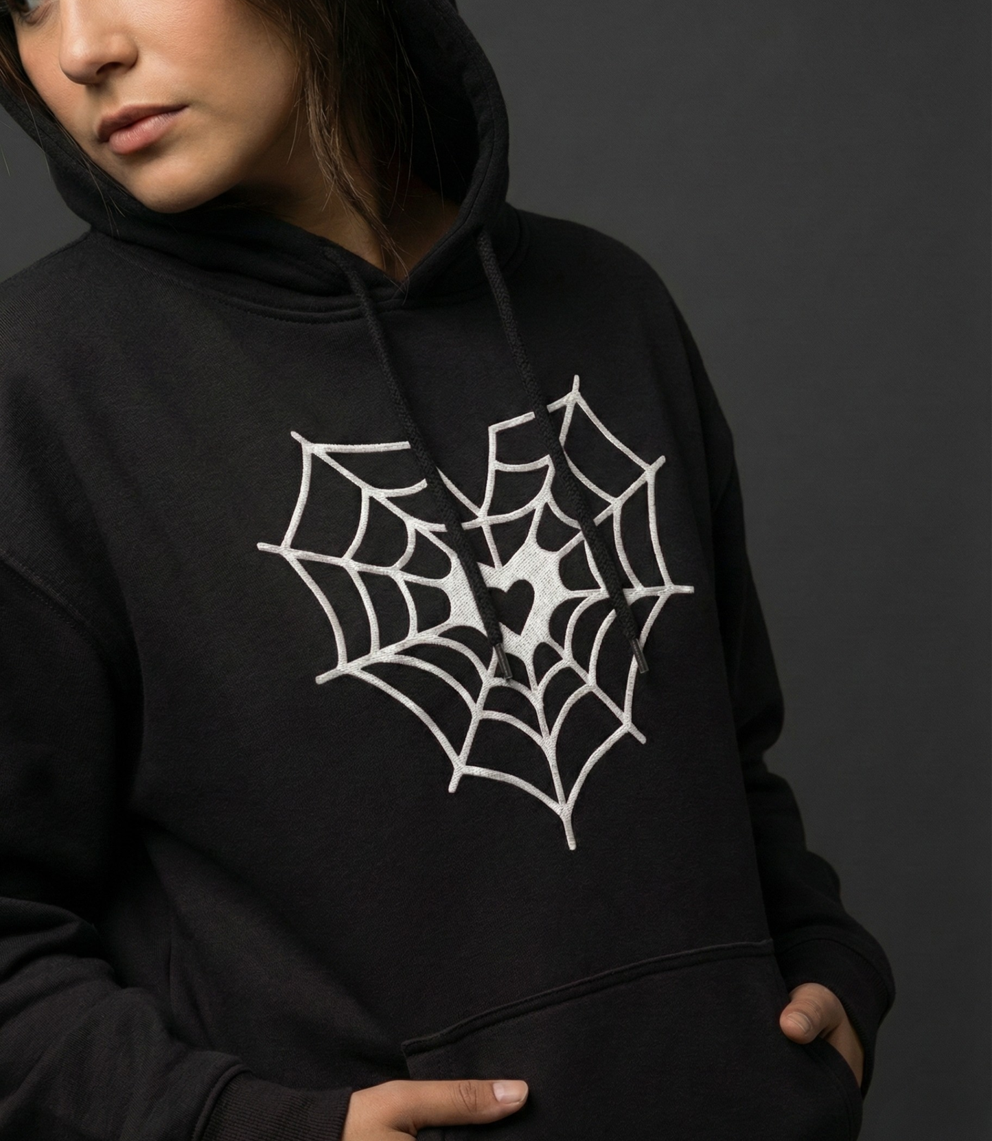 Spidey-Heart Oversized Hoodie