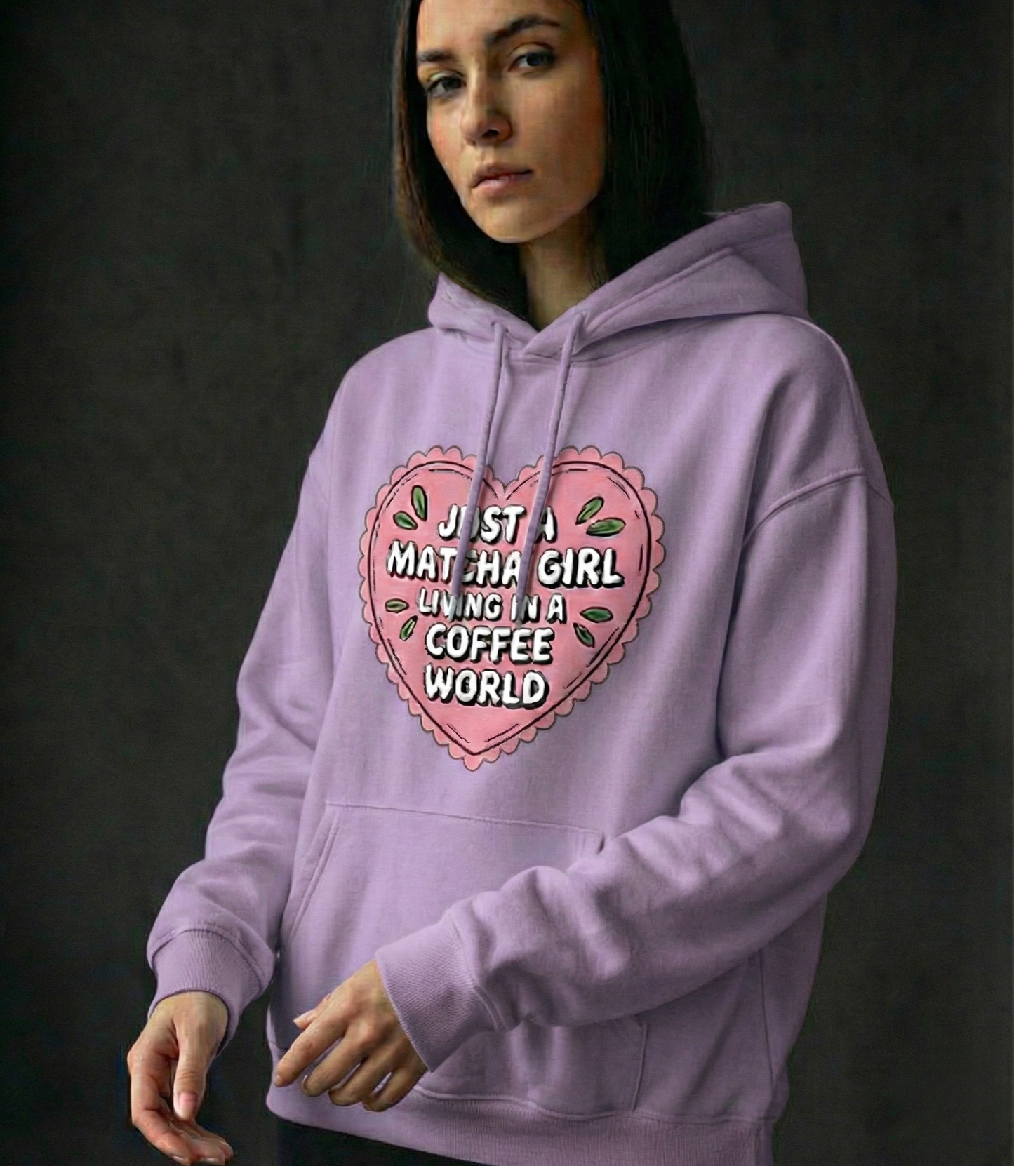 Matcha Girlie Oversized Hoodie