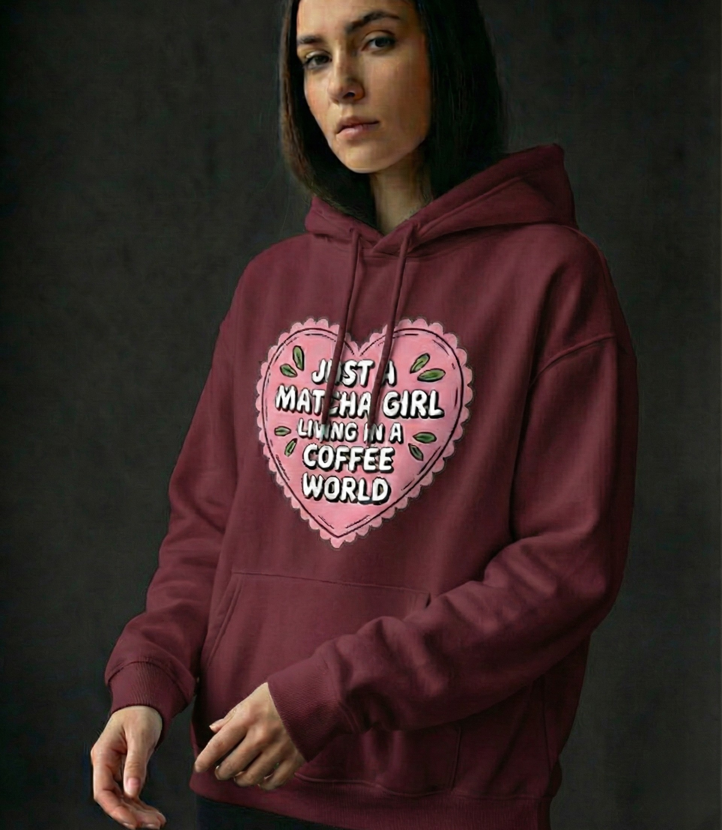 Matcha Girlie Oversized Hoodie