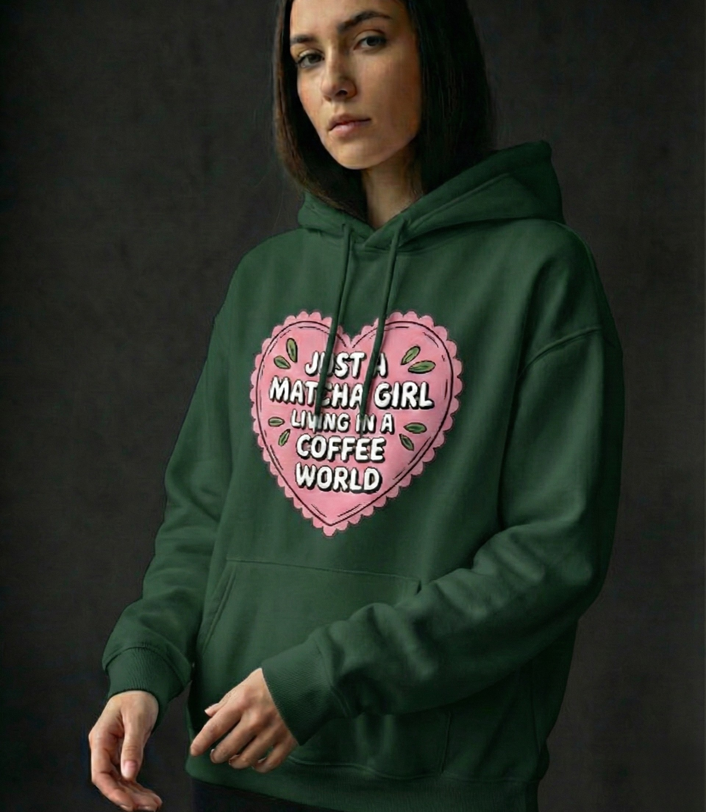 Matcha Girlie Oversized Hoodie