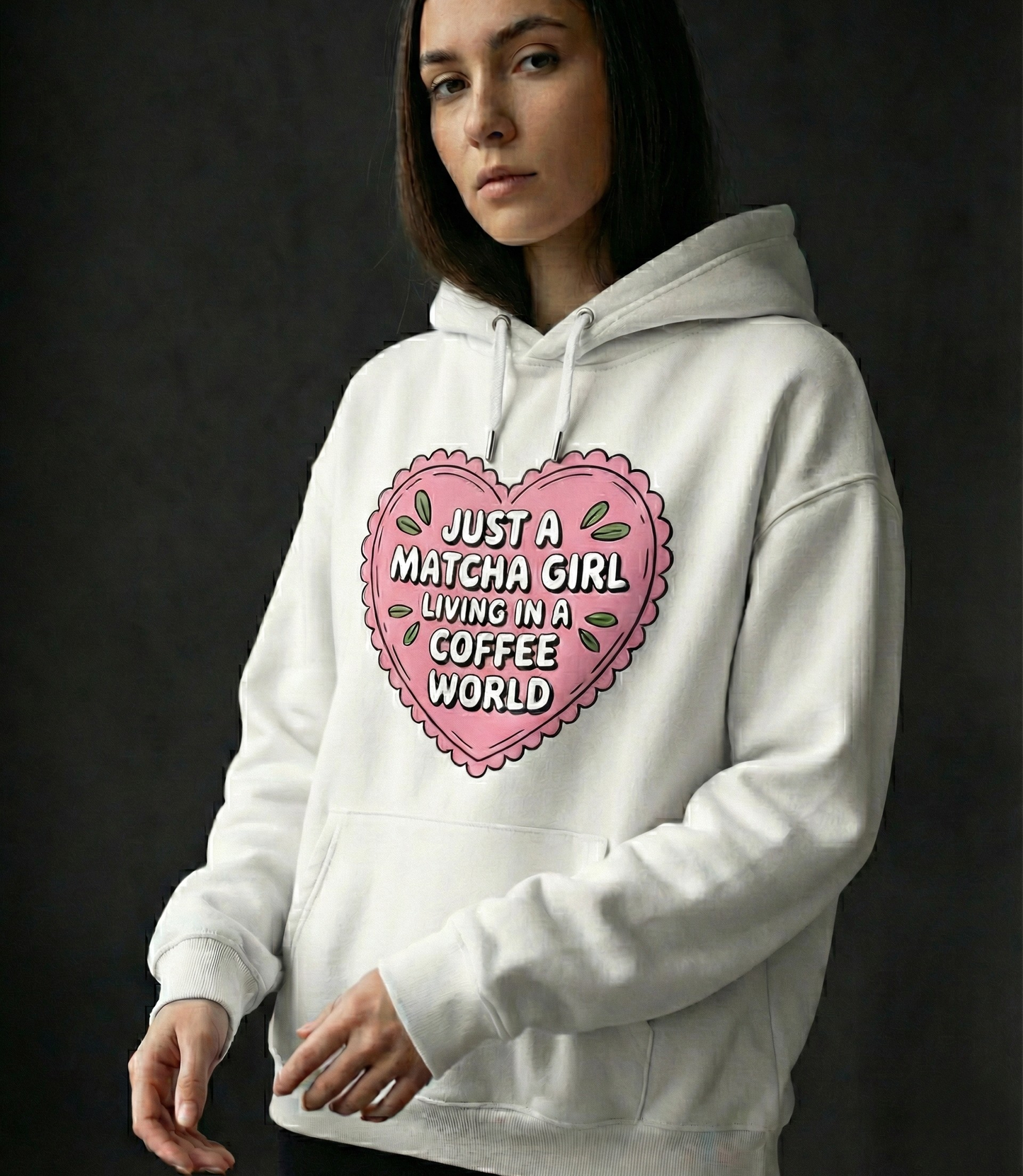Matcha Girlie Oversized Hoodie