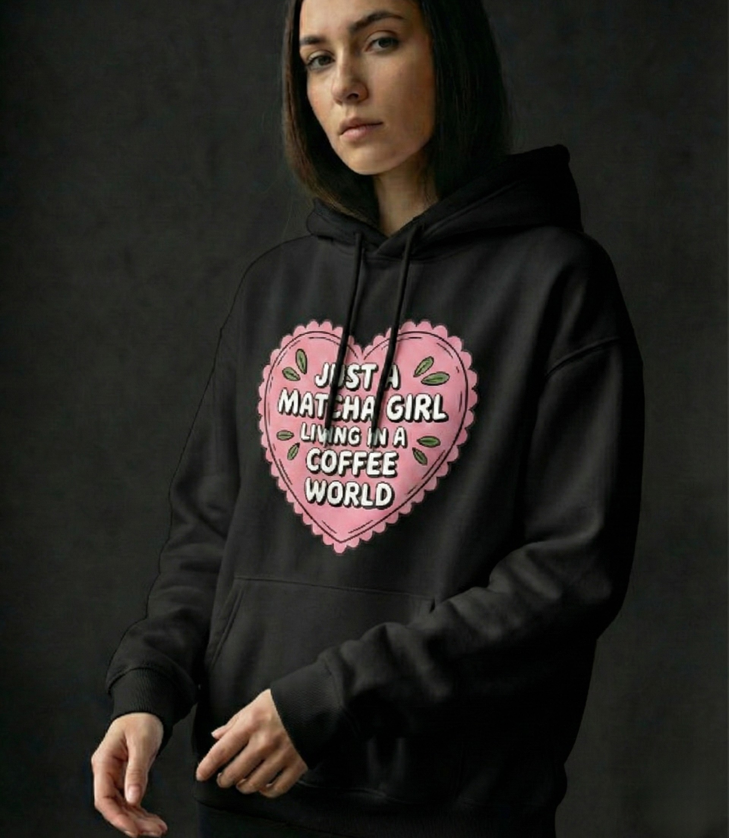 Matcha Girlie Oversized Hoodie