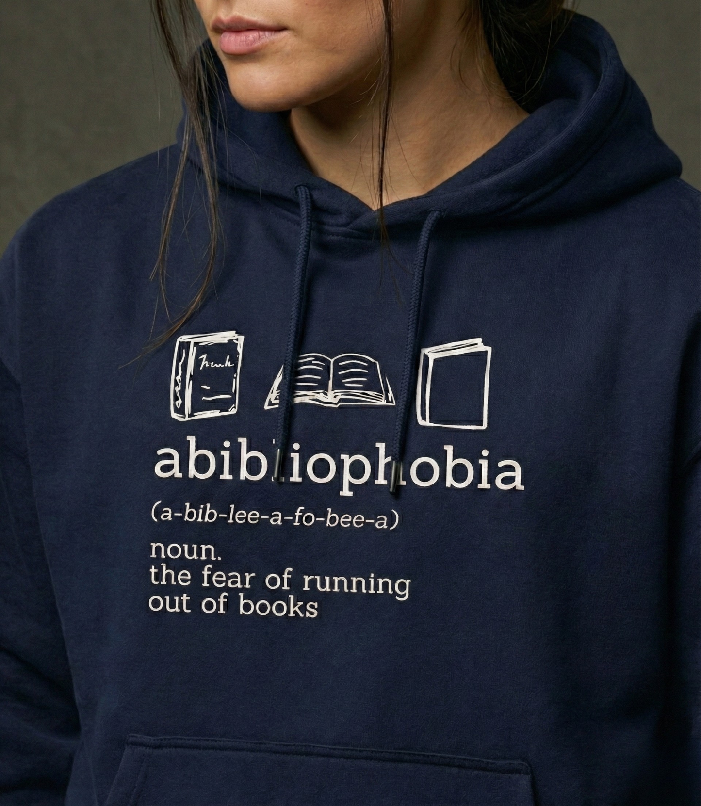 Abibliophobia Women Oversized Hoodie