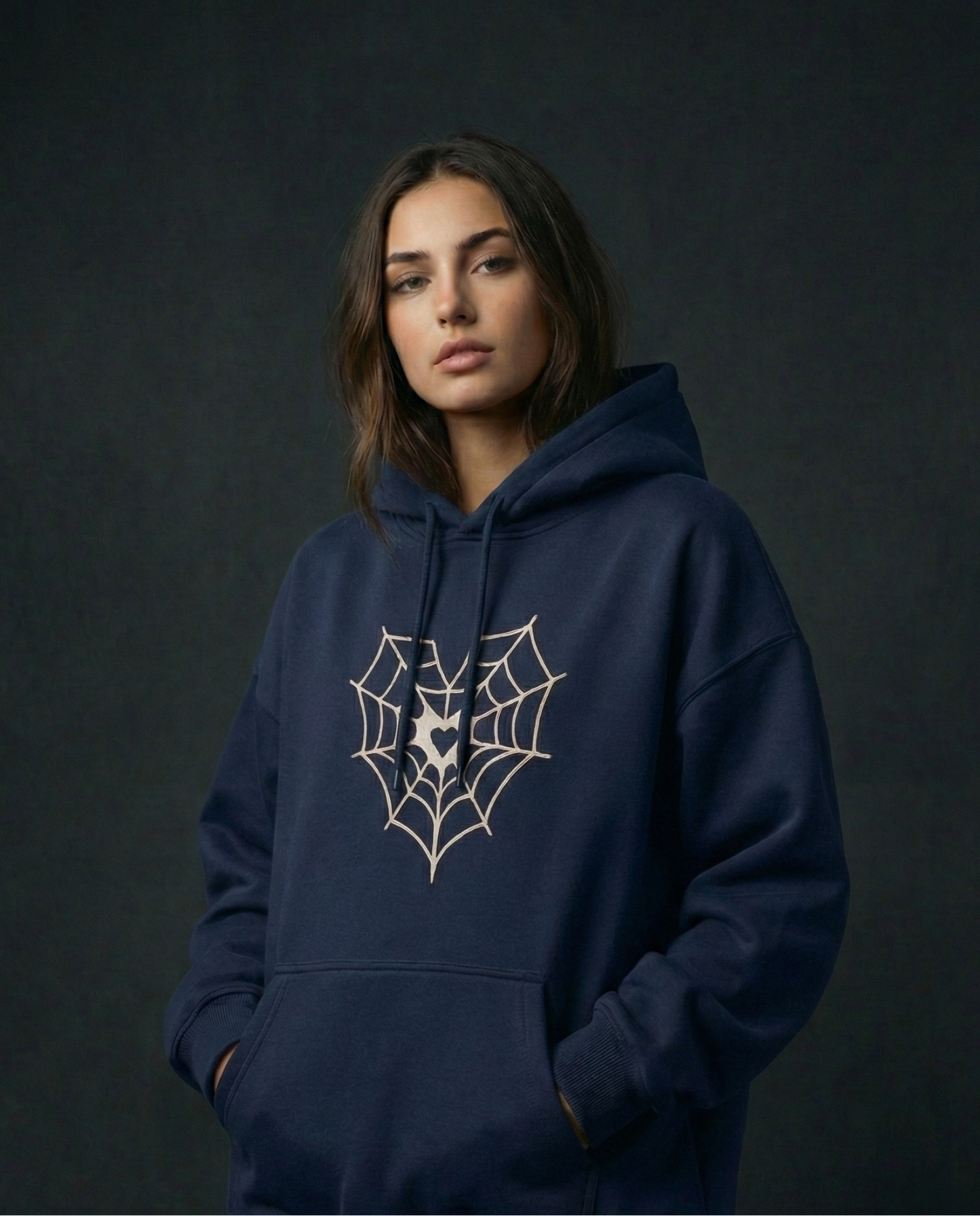 Spidey-Heart Oversized Hoodie