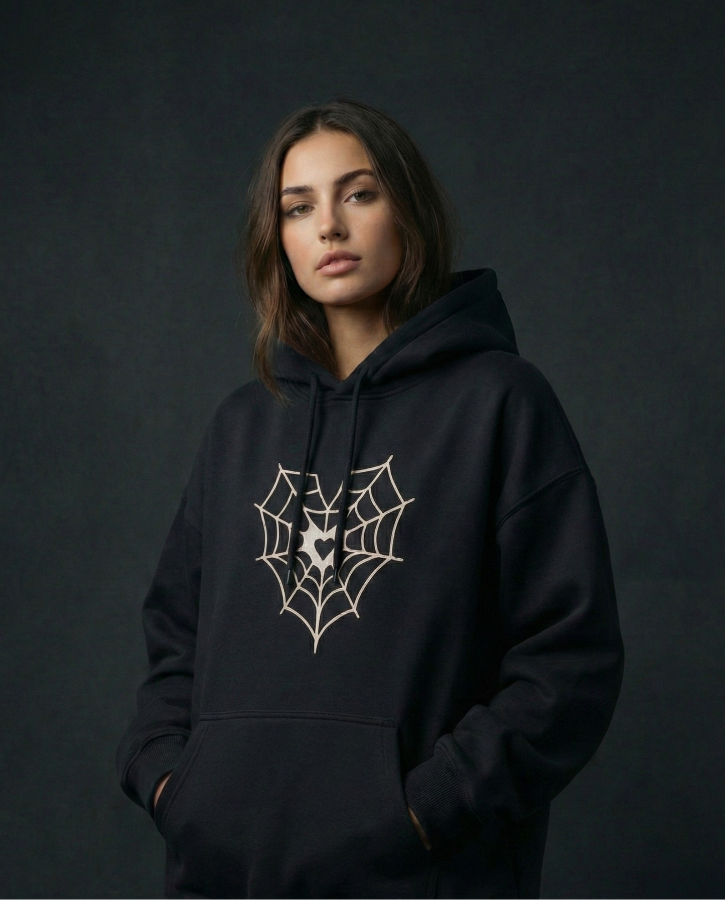 Spidey-Heart Oversized Hoodie