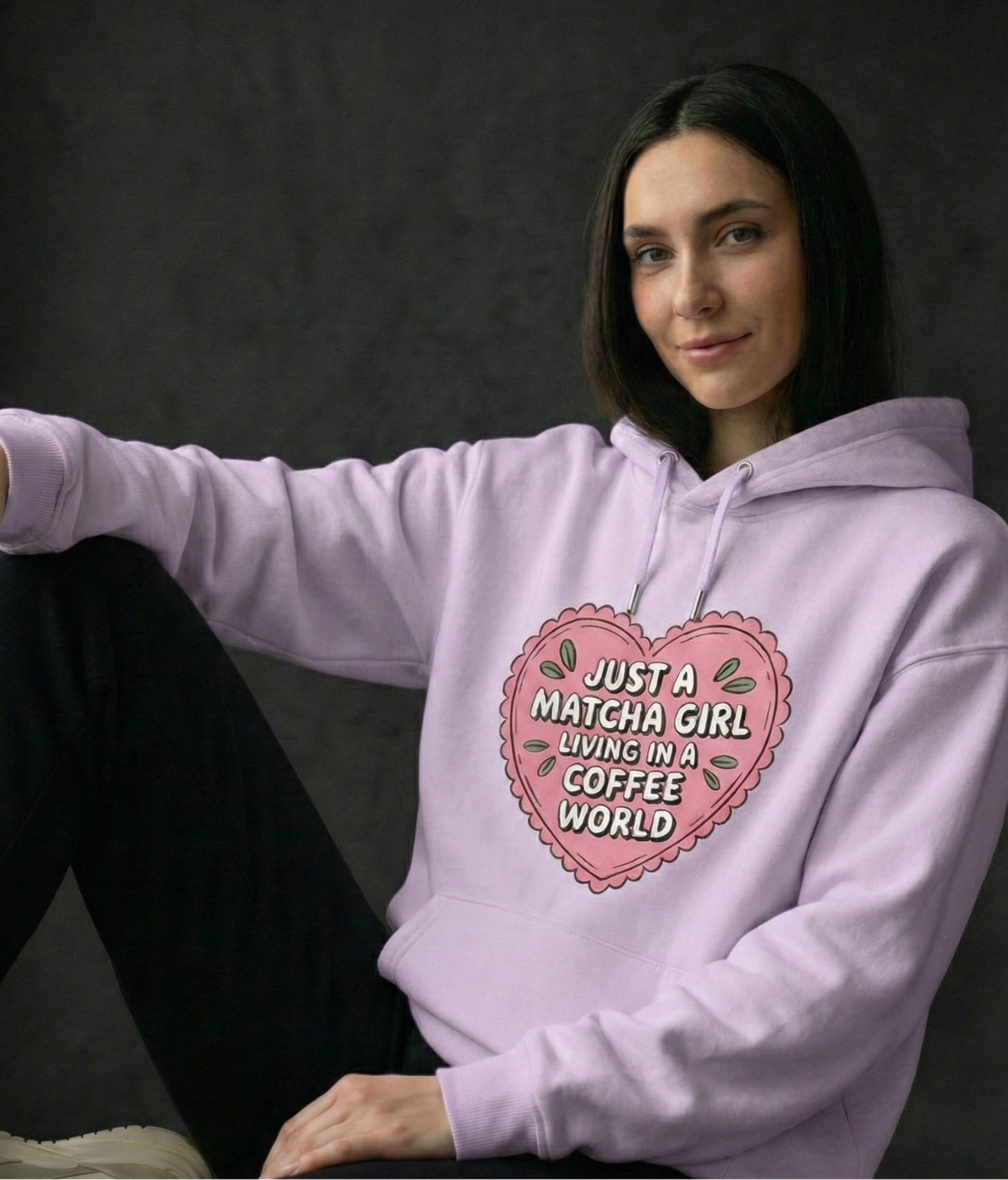 Matcha Girlie Oversized Hoodie