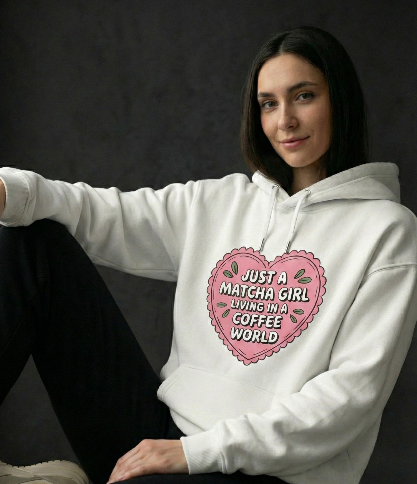 Matcha Girlie Oversized Hoodie