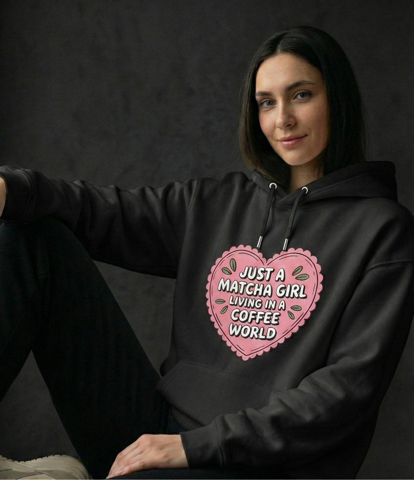 Matcha Girlie Oversized Hoodie