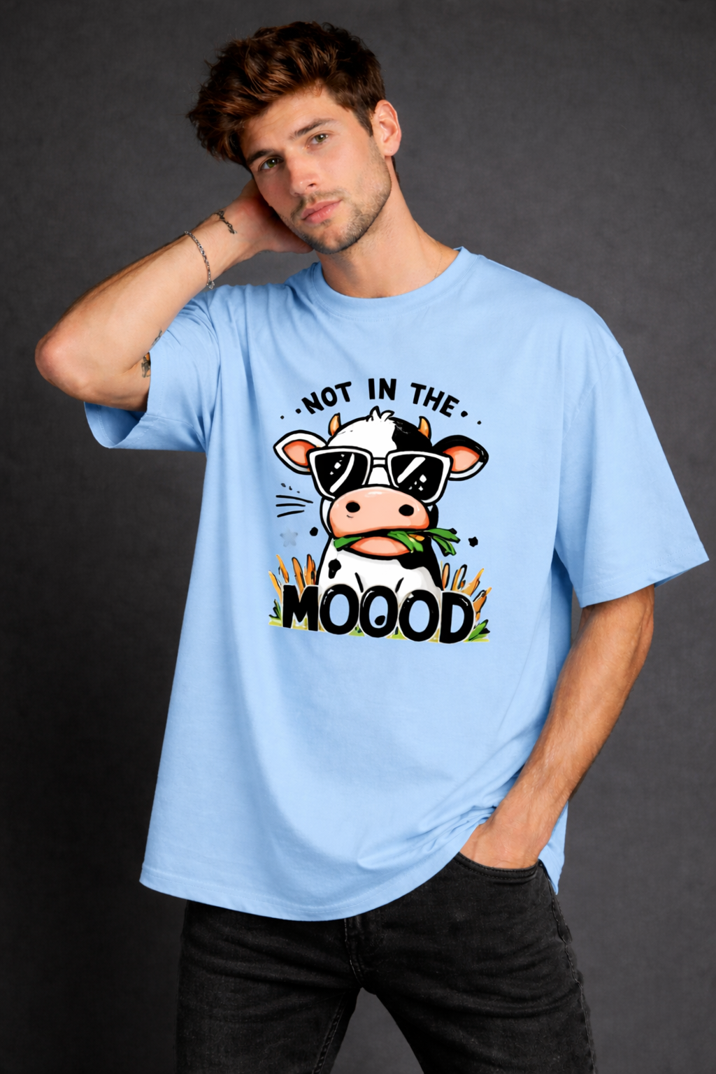 Not in the MOOOD Oversized T-Shirt