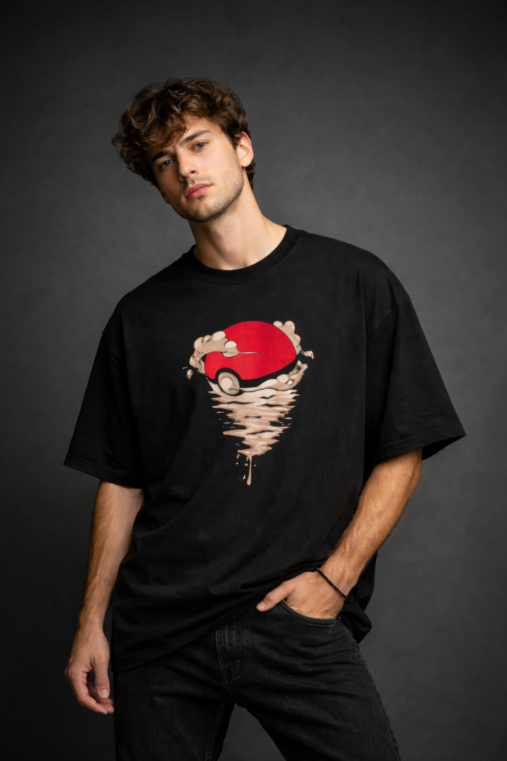 Poké Ball Oversized T-Shirt