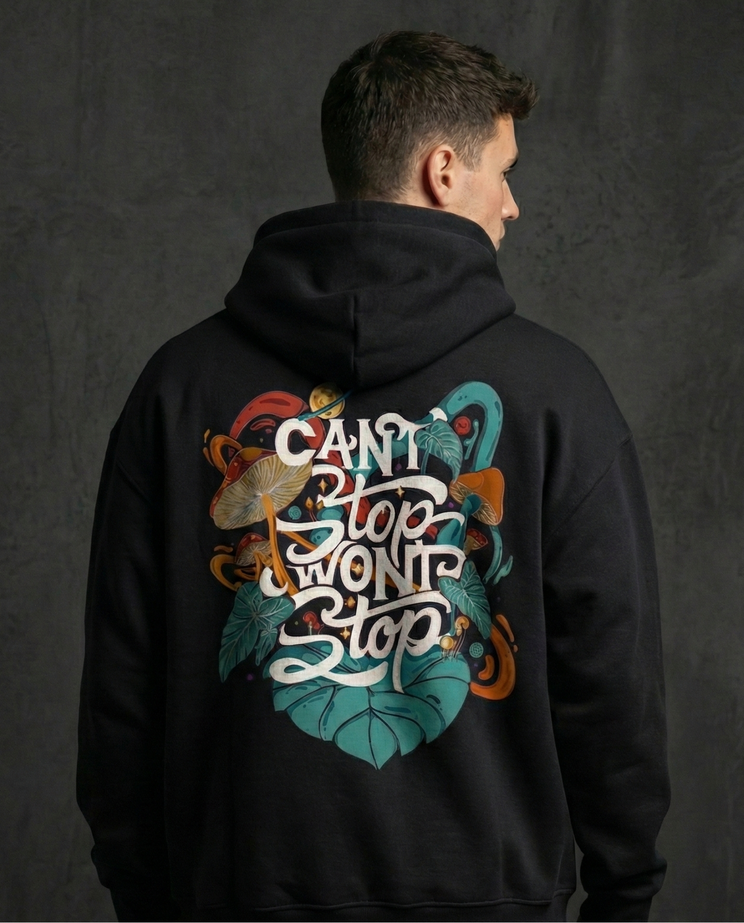 Can't Stop Won't Stop Oversized Hoodie