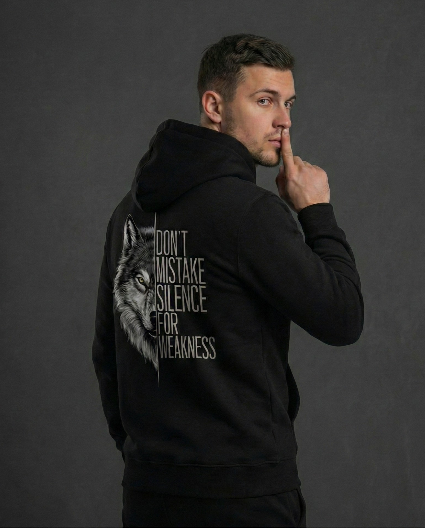Don't Mistake Silence for Weakness Oversized Hoodie