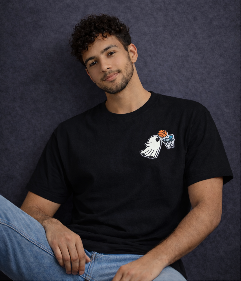 Basketball Boo Men Oversized T-Shirt