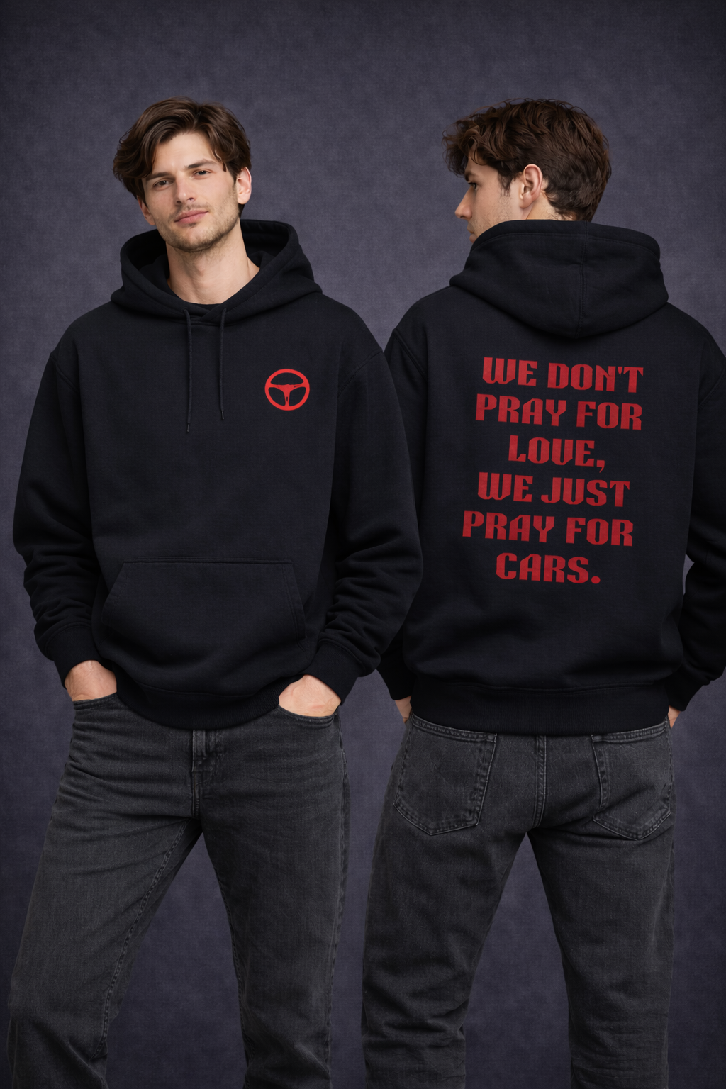 We Just Pray For Cars Oversized Hoodie