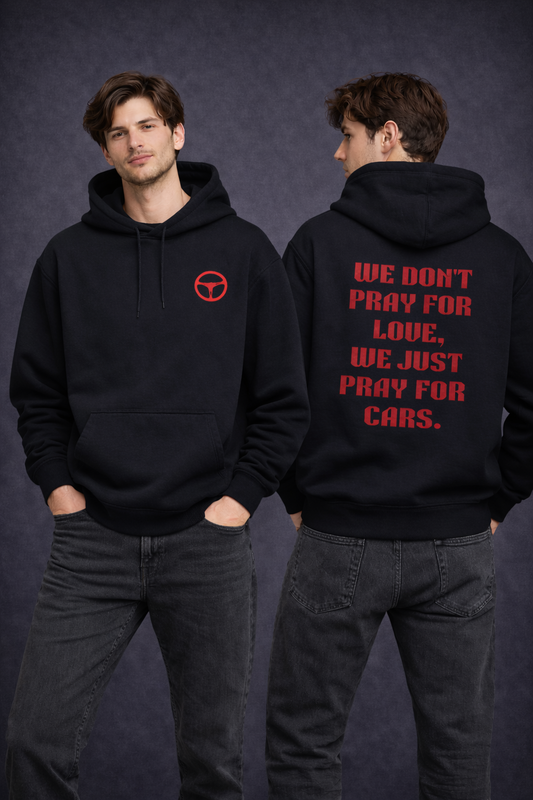 We Just Pray For Cars Oversized Hoodie