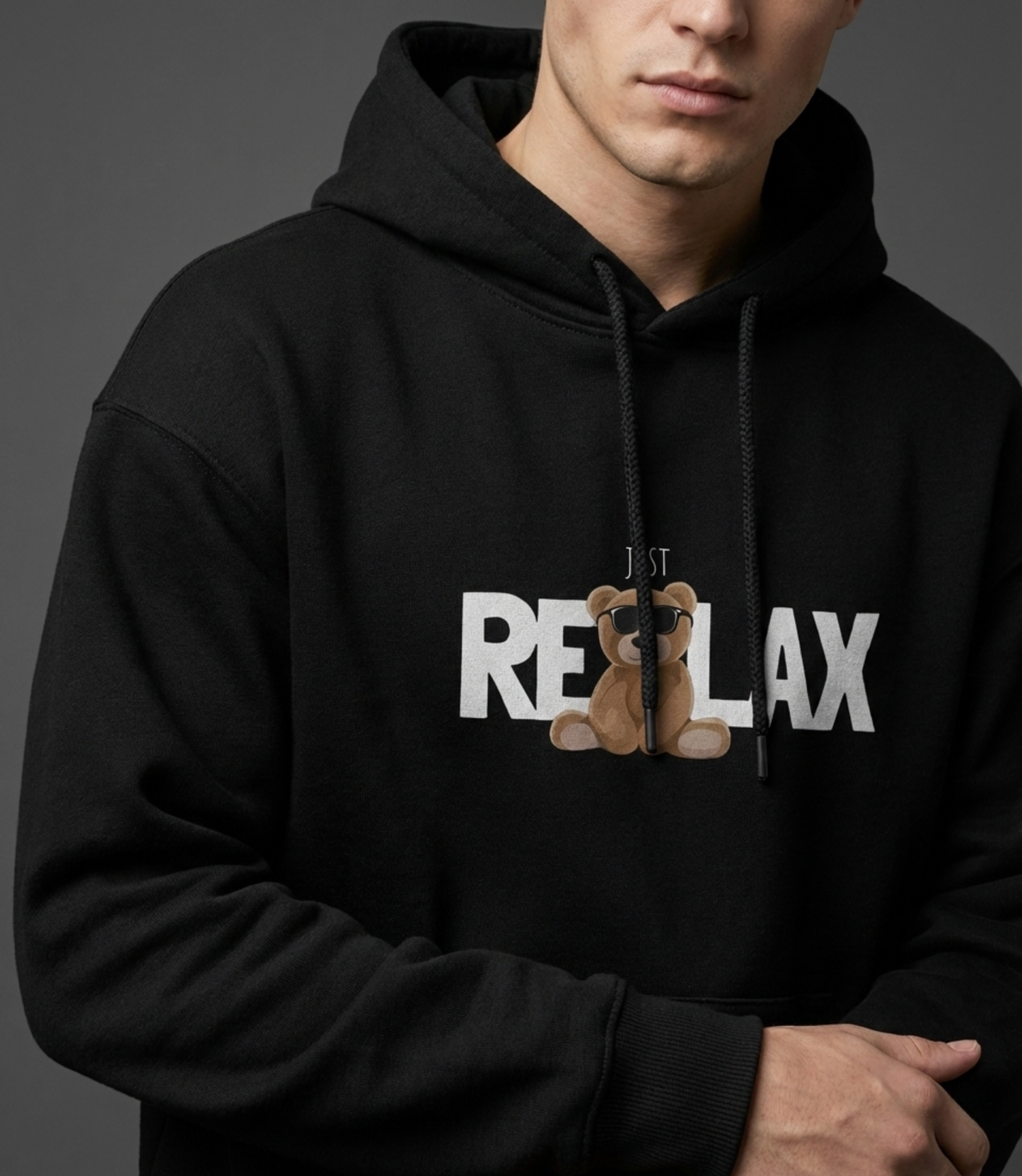 Just Relax Men Oversized Hoodie