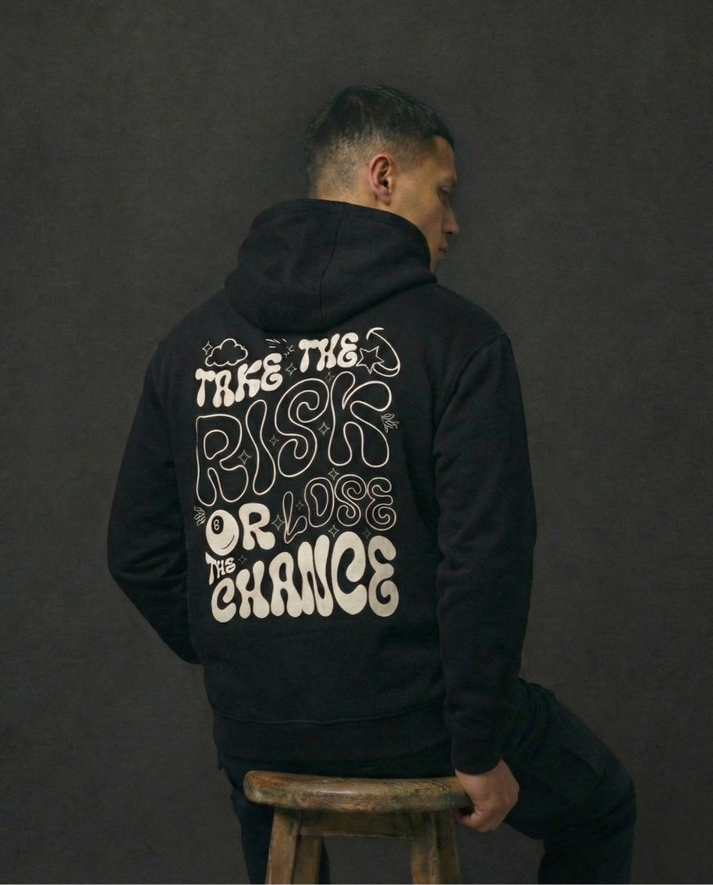 Take the Risk or Lose the Chance Oversized Hoodie