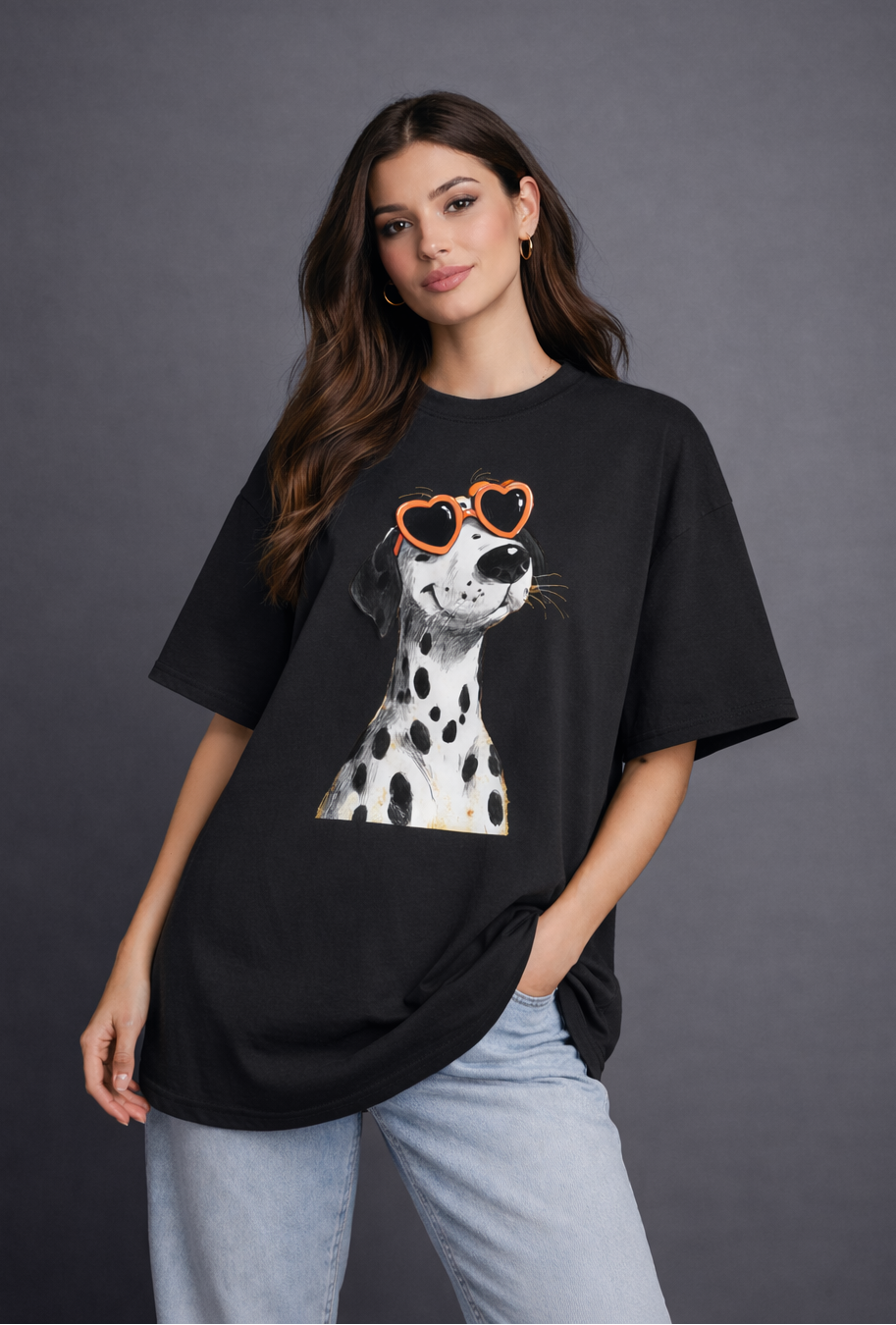 Dalmatian Oversized T-Shirt
