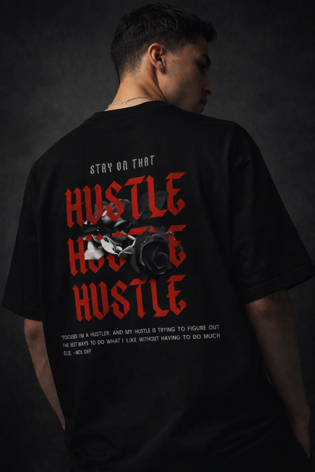 Hustle Oversized T-Shirt