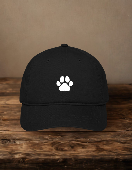 Paw Print Embroidered Baseball Cap
