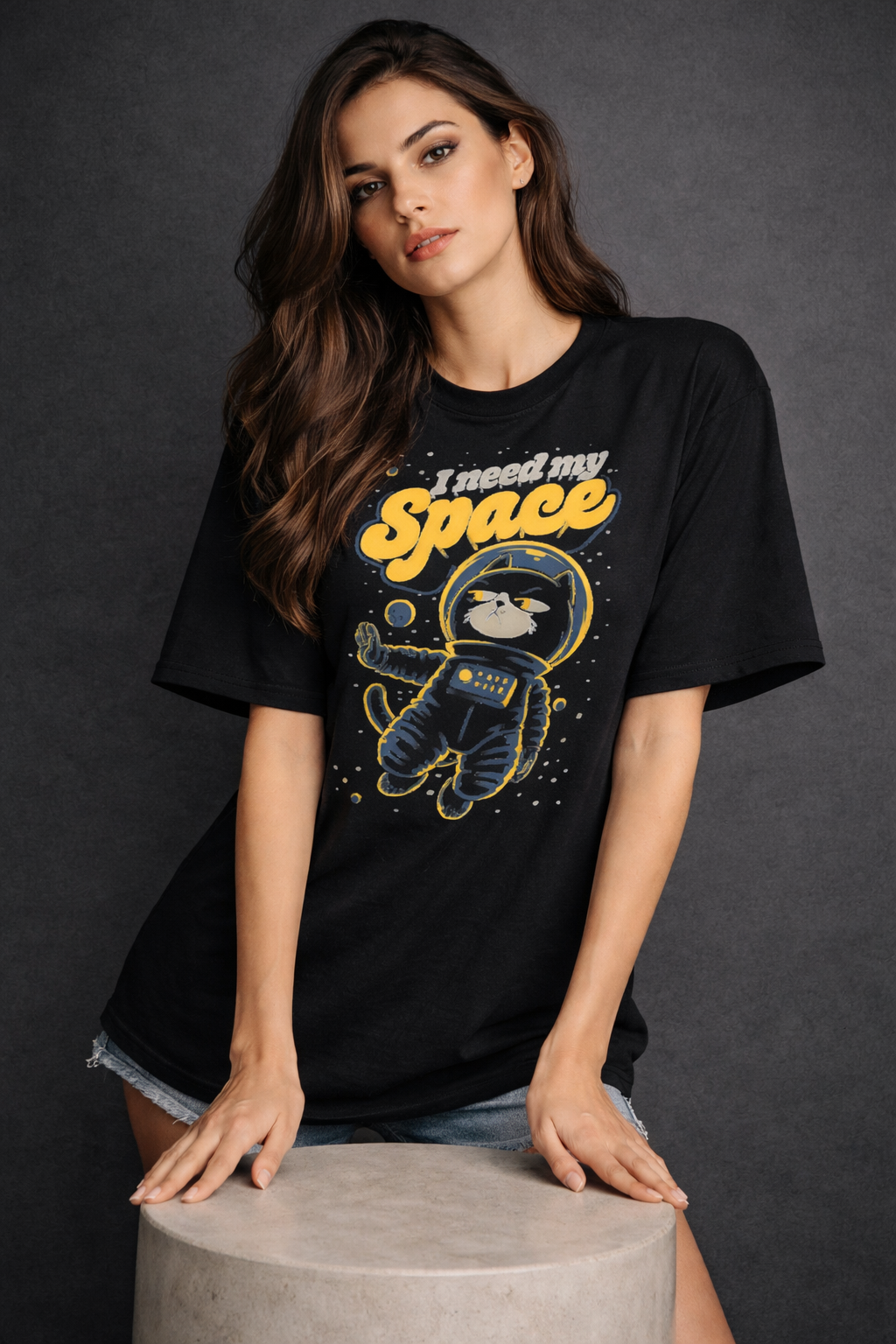 I Need My Space Oversized T-Shirt