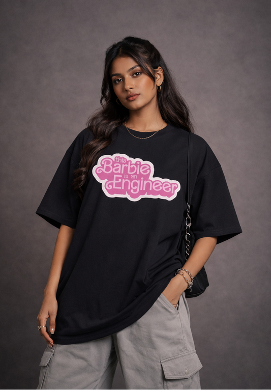 Barbie Engineer Oversized T-Shirt