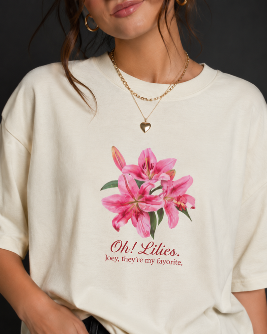 Oh! Lilies Oversized T-Shirt