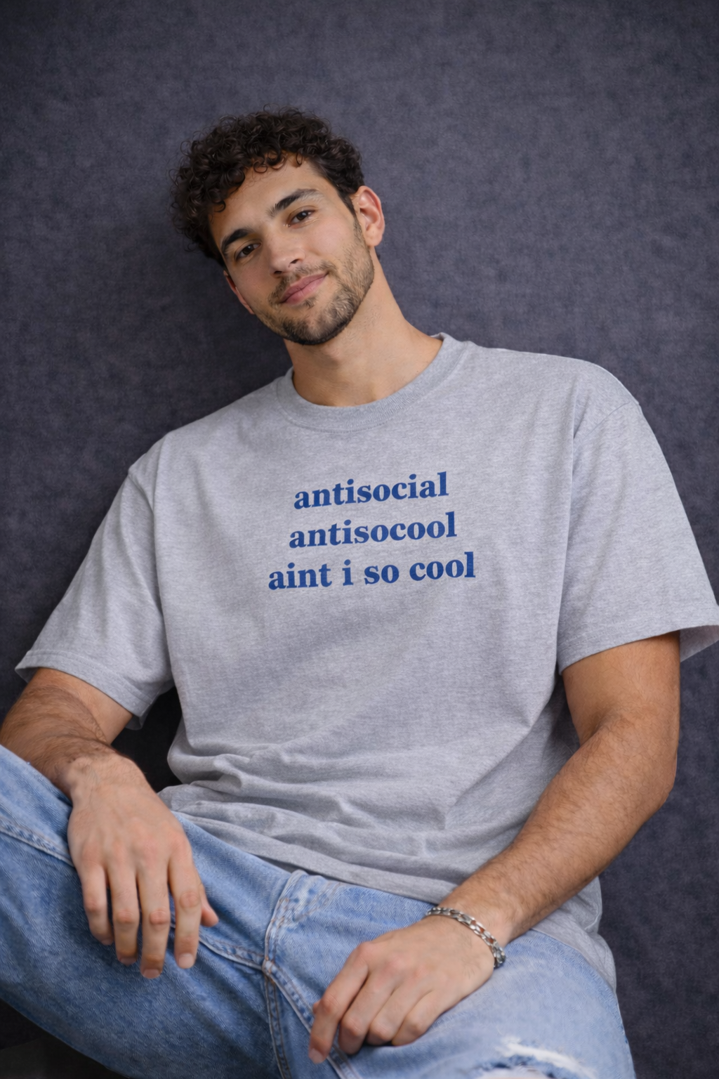 Ain't I So Cool Men Oversized T-Shirt