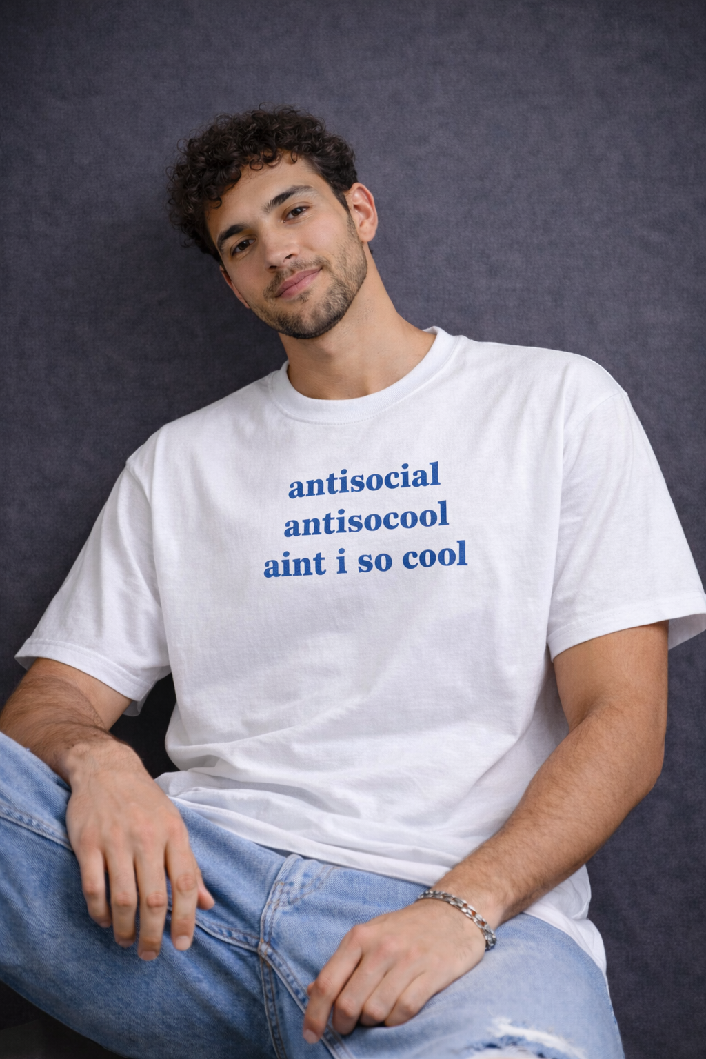 Ain't I So Cool Men Oversized T-Shirt