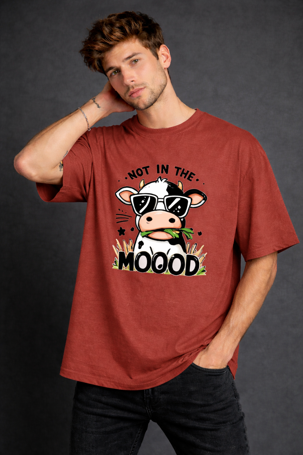 Not in the MOOOD Oversized T-Shirt