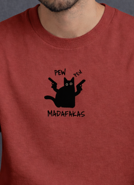 Pew Pew Men Oversized T-Shirt