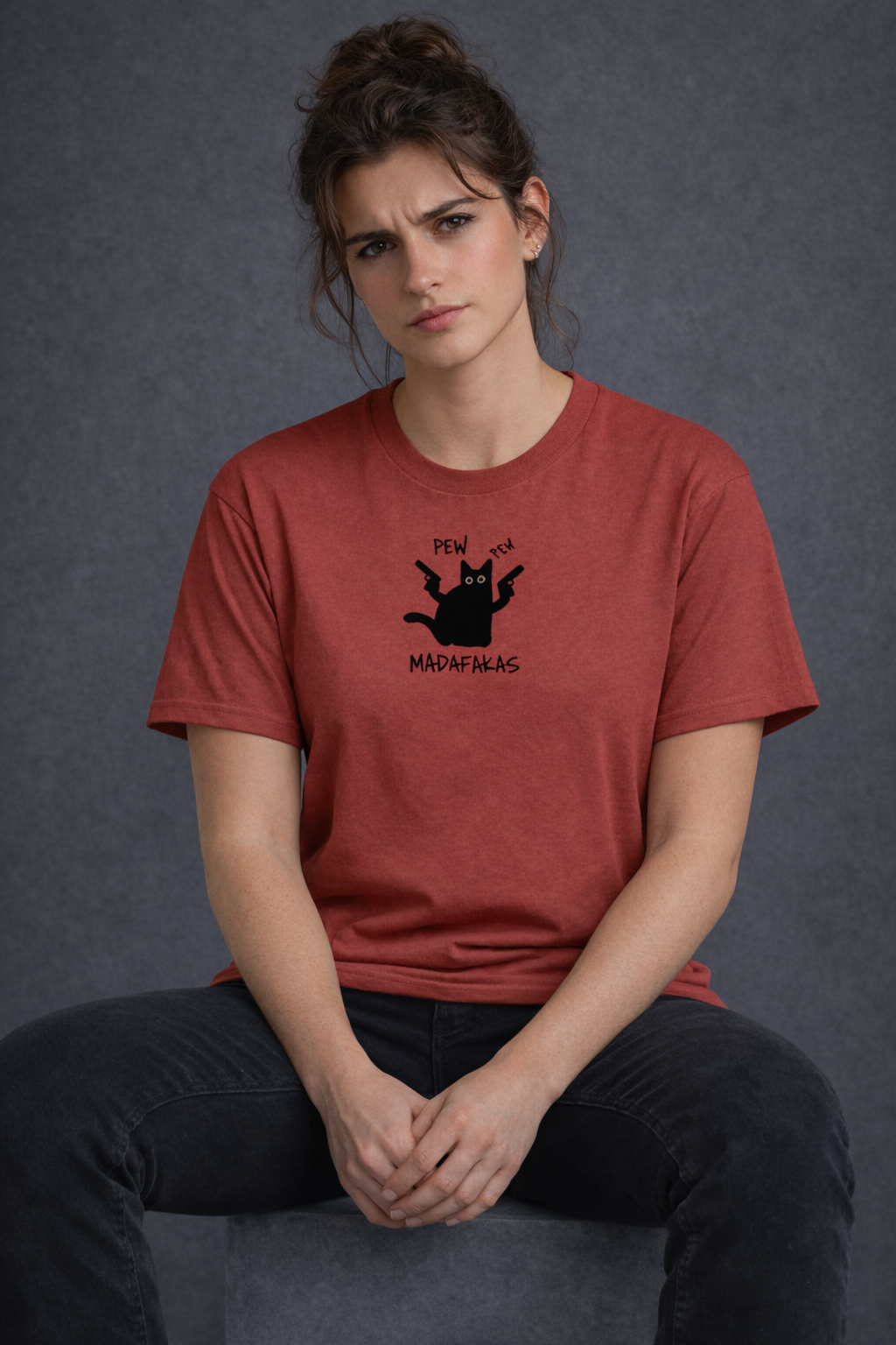 Pew Pew Women Oversized T-Shirt