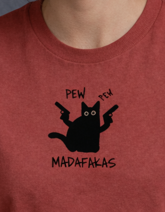Pew Pew Women Oversized T-Shirt