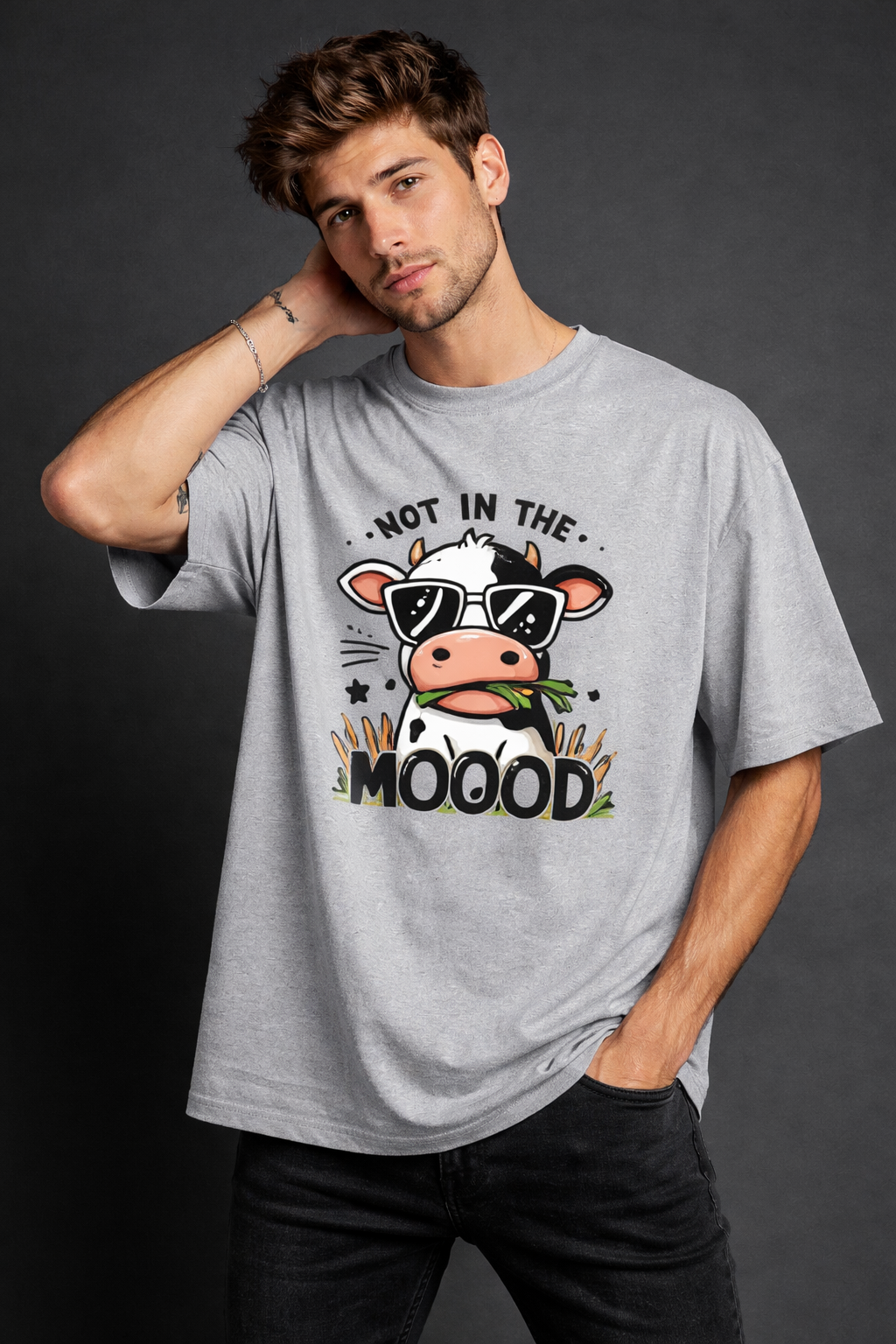 Not in the MOOOD Oversized T-Shirt