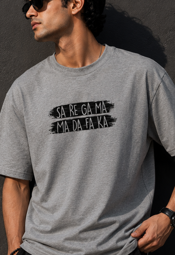Sa Re Ga Ma Oversized T-Shirt