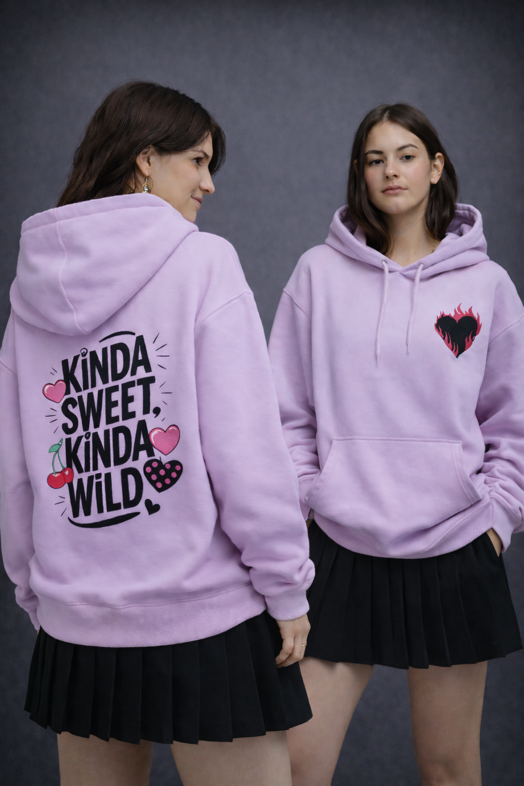 Kinda Sweet Kinda Wild Oversized Hoodie