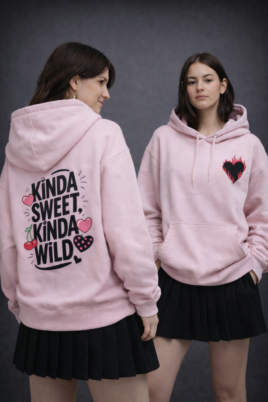 Kinda Sweet Kinda Wild Oversized Hoodie