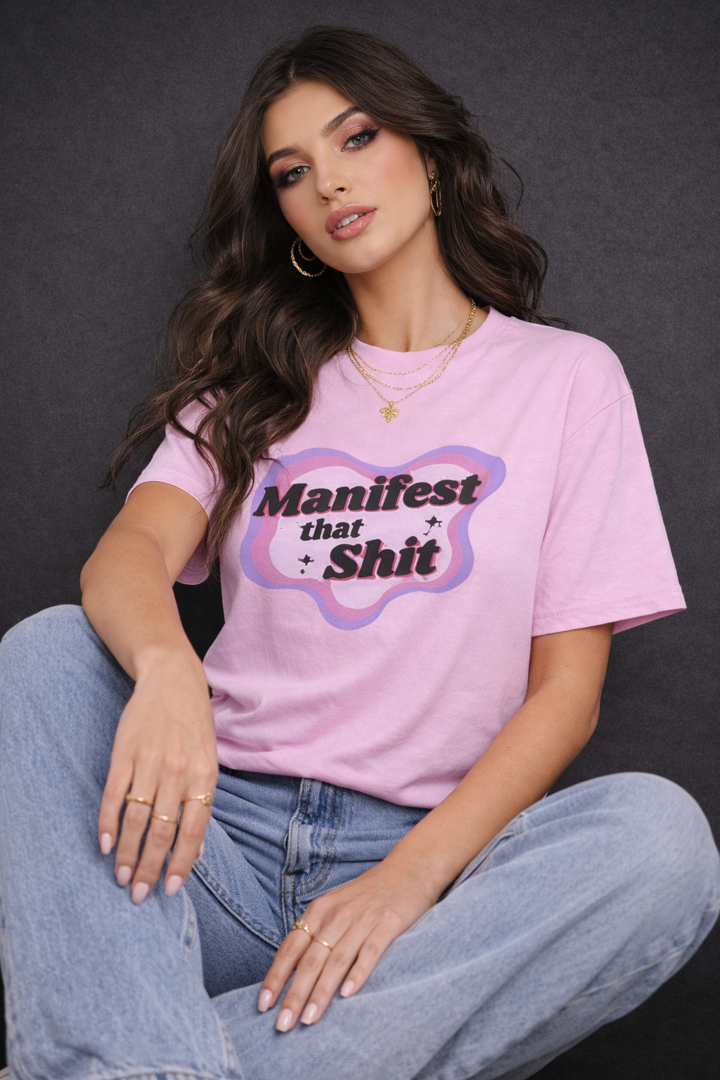 Manifest That Shit Oversized T-Shirt