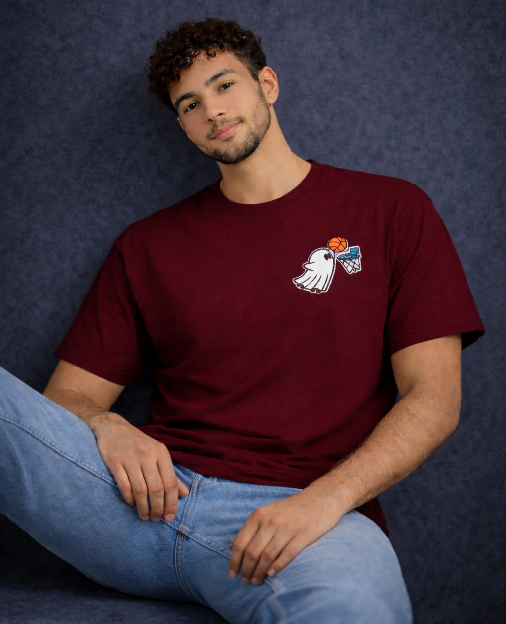 Basketball Boo Men Oversized T-Shirt