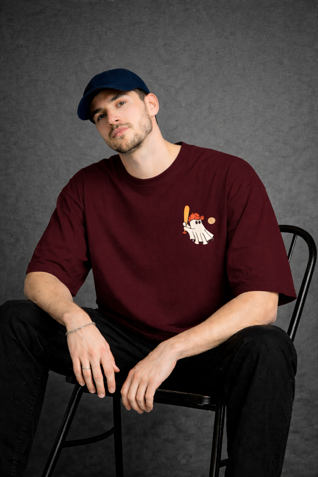 Baseball Boo Oversized T-Shirt