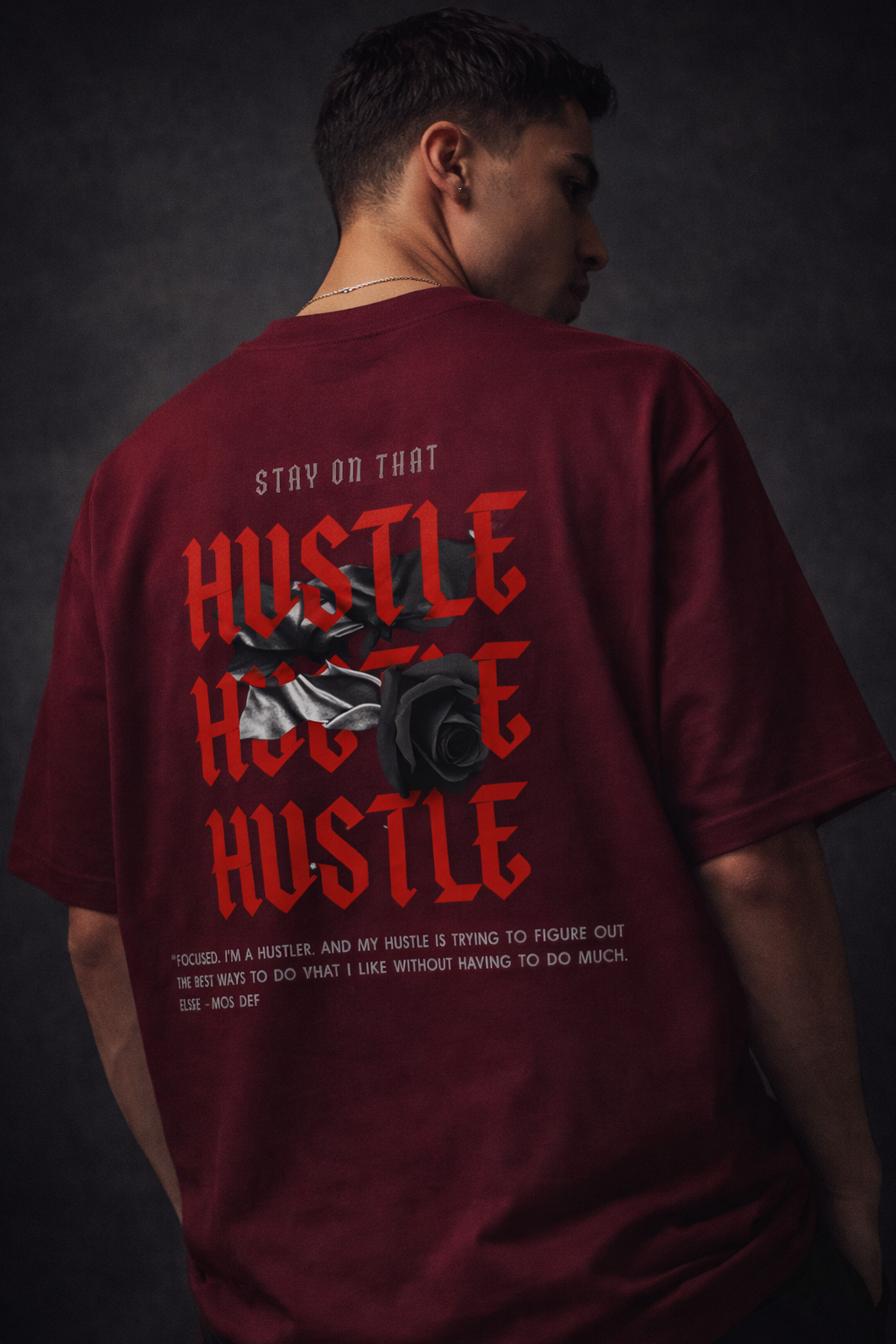 Hustle Oversized T-Shirt
