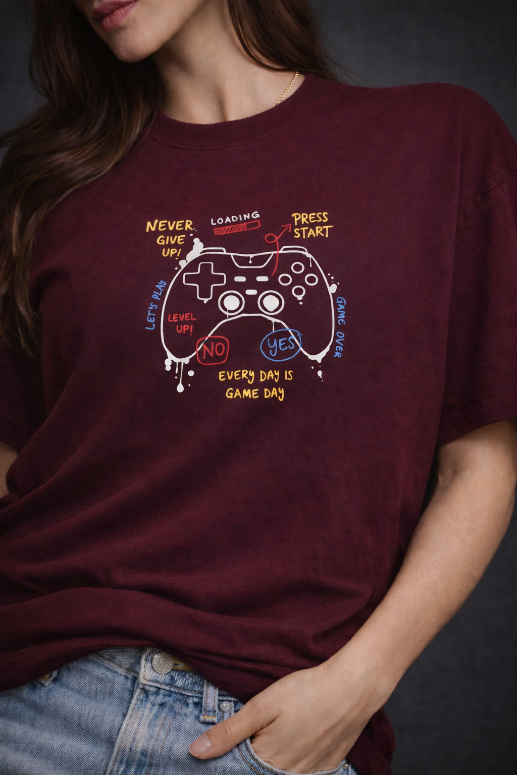 Gamer Women Oversized T-Shirt