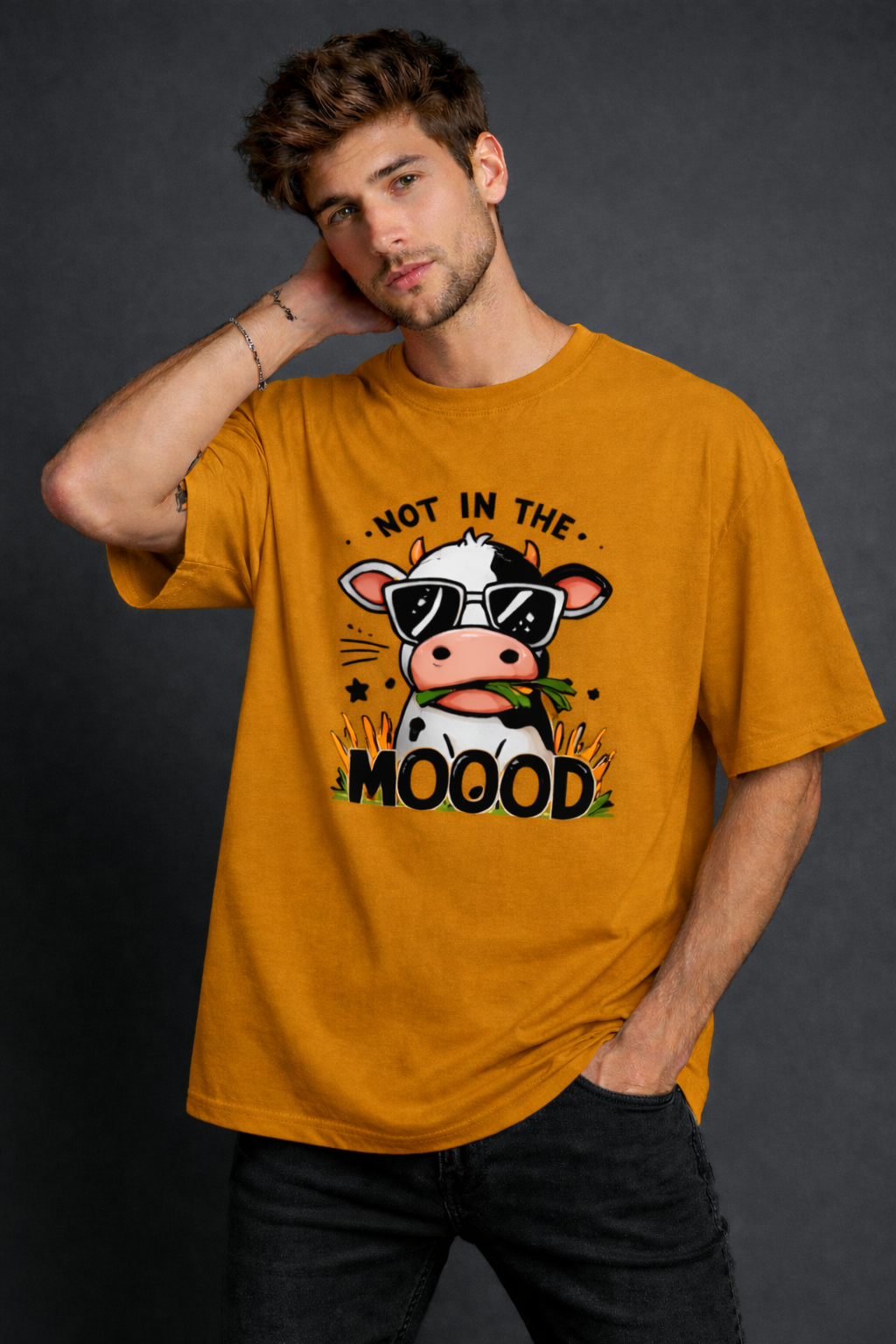 Not in the MOOOD Oversized T-Shirt