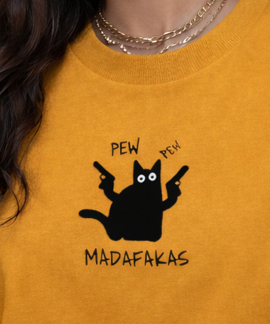 Pew Pew Women Oversized T-Shirt