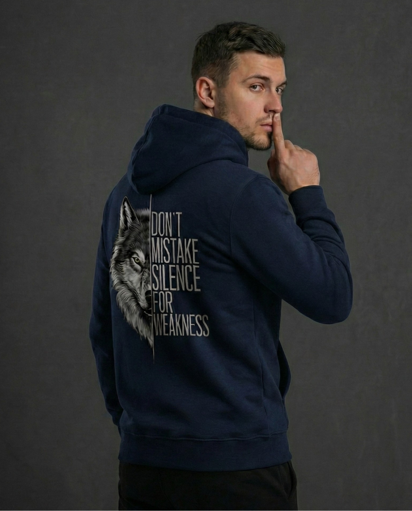 Don't Mistake Silence for Weakness Oversized Hoodie