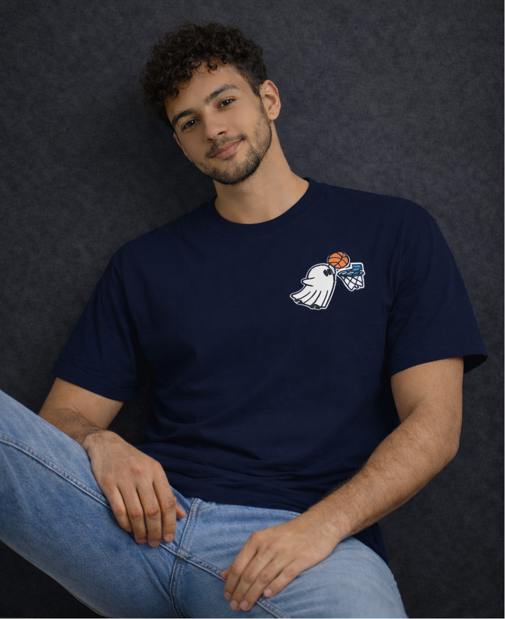 Basketball Boo Men Oversized T-Shirt